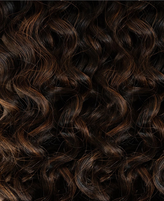 Curly Clip in hair extensions (Smoke Show)